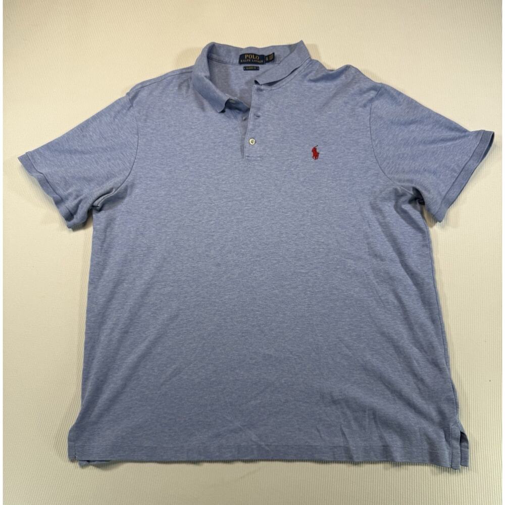 Polo Ralph Lauren Classic Fit Polo Shirt Men’s XL Blue Pony Cotton Golf